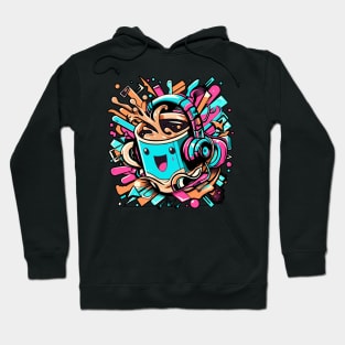 Vibrant Mug Melody - music is my life, coffee is my life Hoodie